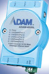 The Adam 5-port Ethernet switch can tolerate a wide temperature range